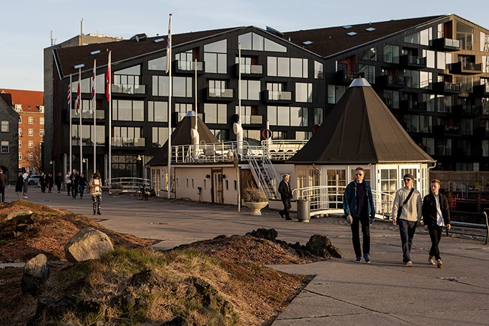 Krøyers Plads Set fra Nordatlantens Brygge