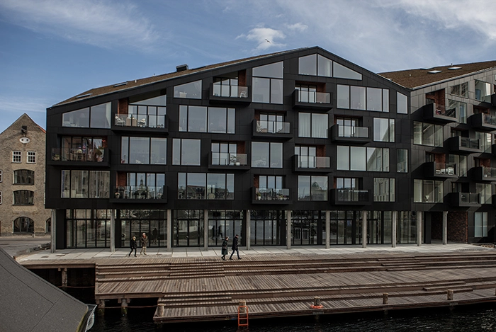 Krøyers Plads Facade mod Nordatlantens Brygge