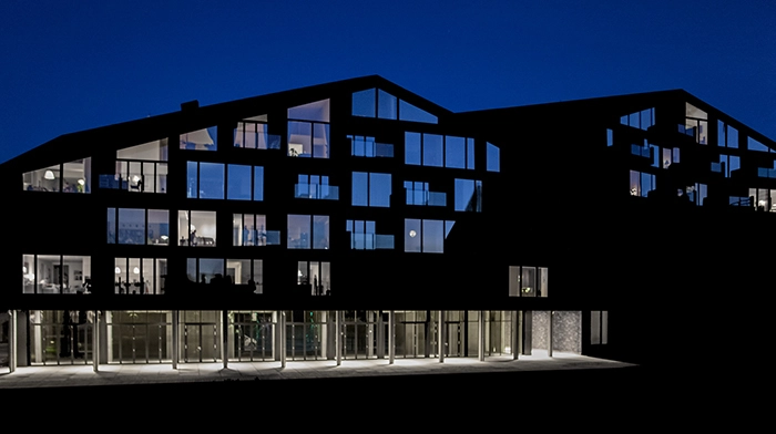 Krøyers Plads Aften på Nordatlantens Brygge