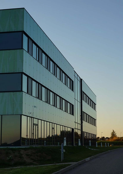 Green Tech House Facadeudsnit, skygge