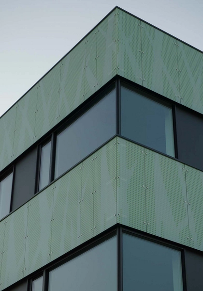 Green Tech House Detalje, hjørne