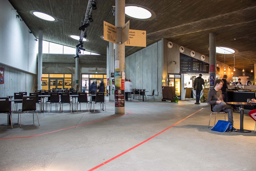 Godsbanen, Århus Godsbanegård Interiør, hovedbygning