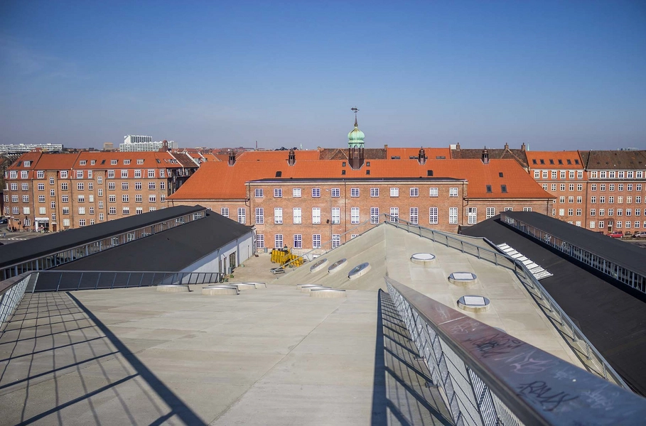 Godsbanen, Århus Godsbanegård Tagflade mod nordvest