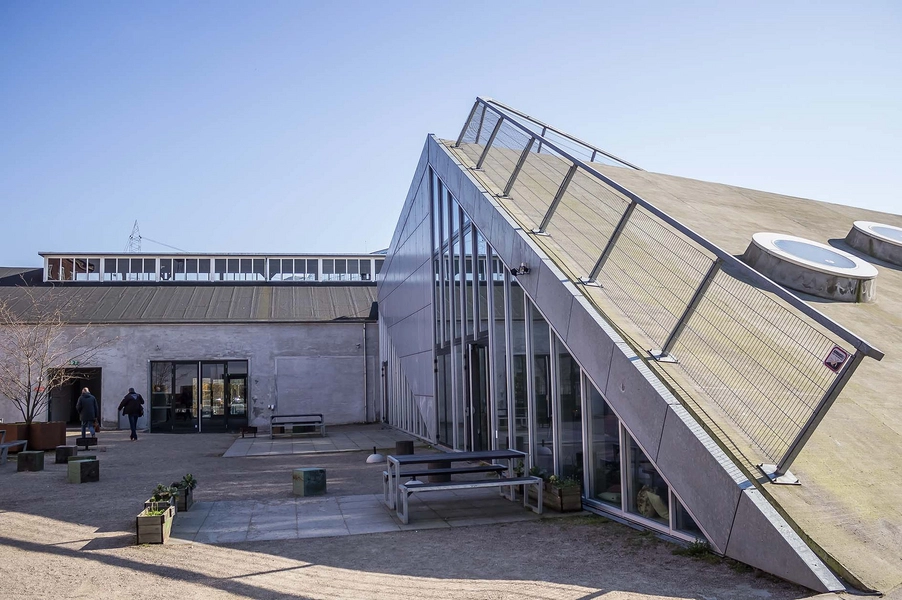 Godsbanen, Århus Godsbanegård Bagindgang til hovedbygning