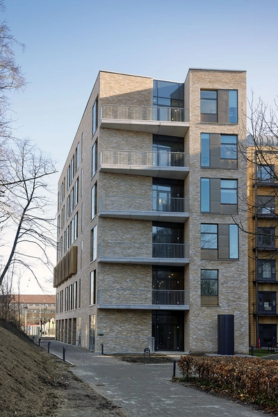 Ny Fødevarebygning - Københavns Universitet LIFE Bygningen set fra syd-vest, gavl mod Grønnegårdsvej