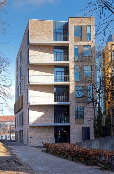 Ny Fødevarebygning - Københavns Universitet LIFE Bygningen set fra syd-vest, gavl mod Grønnegårdsvej