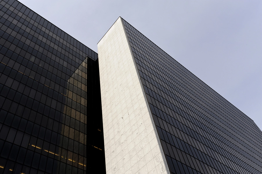 Haus-Vattenfall Detalje af østfacade.