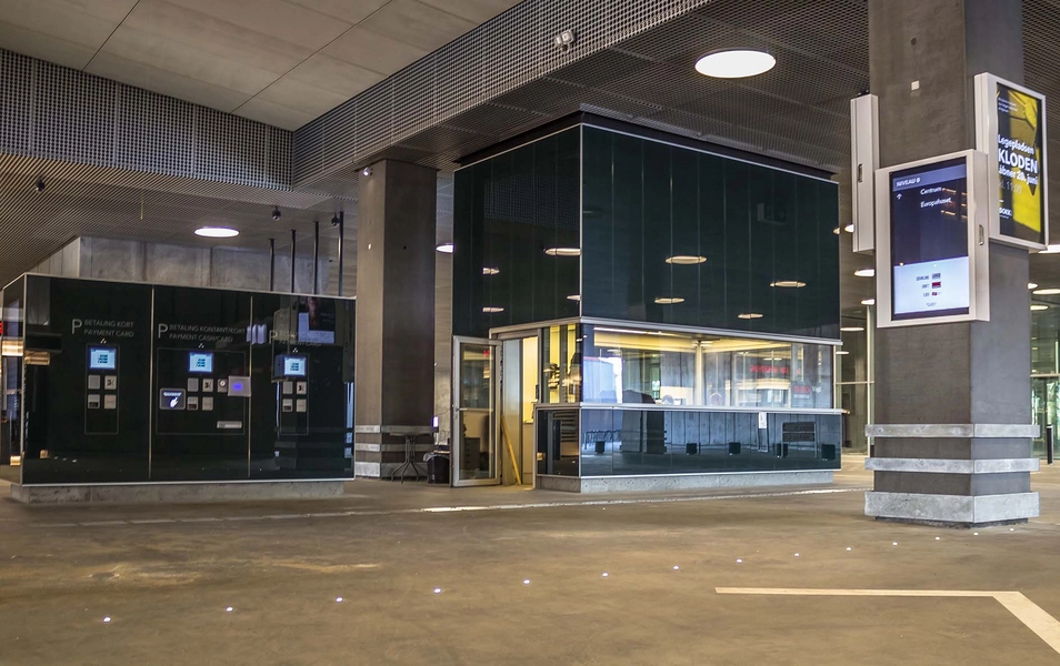 Parkeringsanlæg Dokk1 Vagt og information