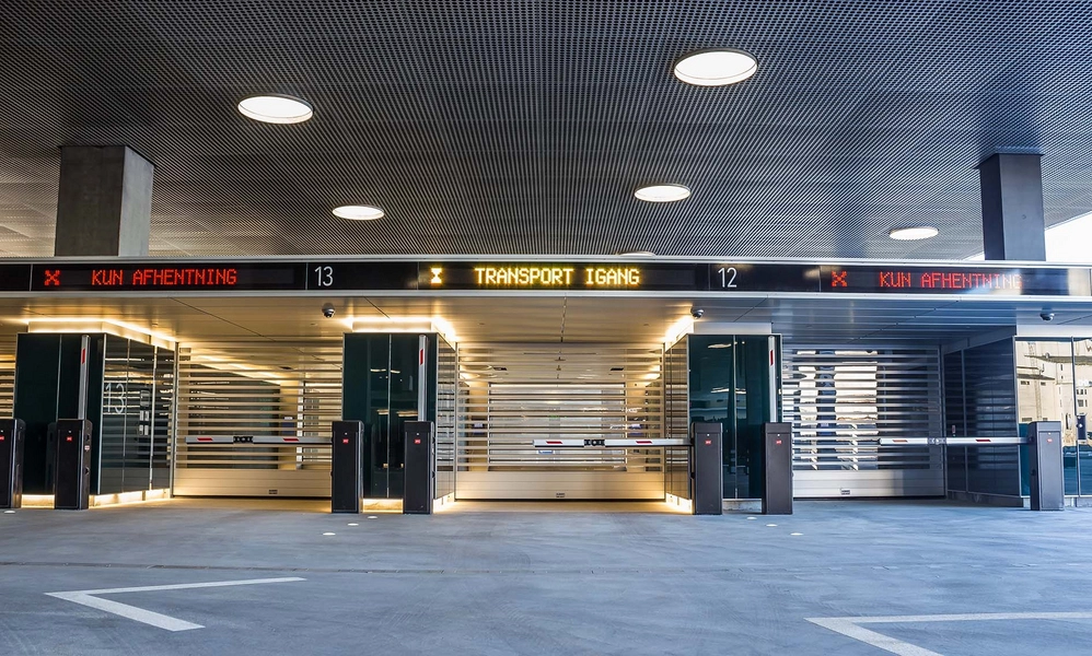 Parkeringsanlæg Dokk1 Transport i gang