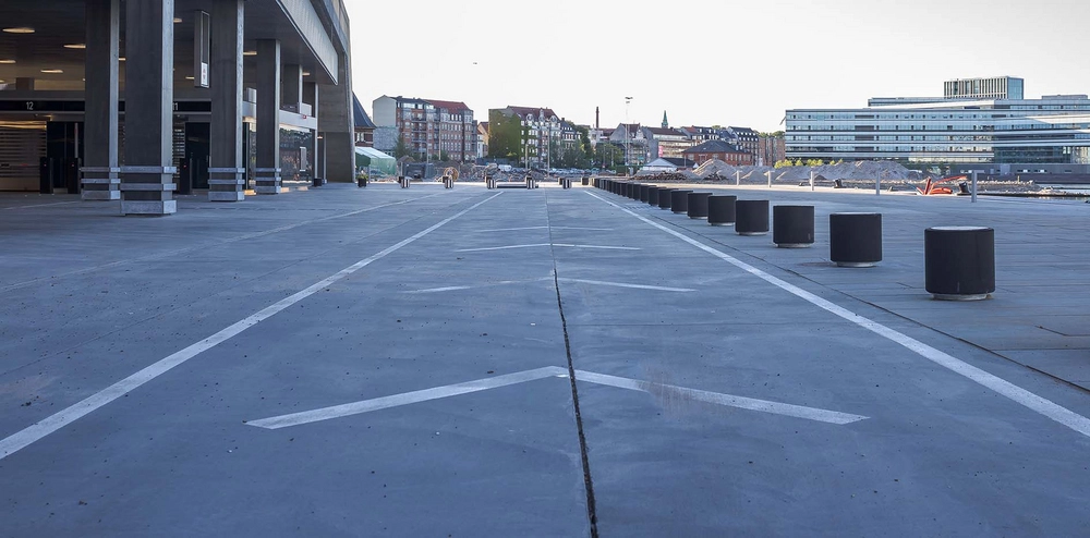 Parkeringsanlæg Dokk1 Udkorsel mod vest