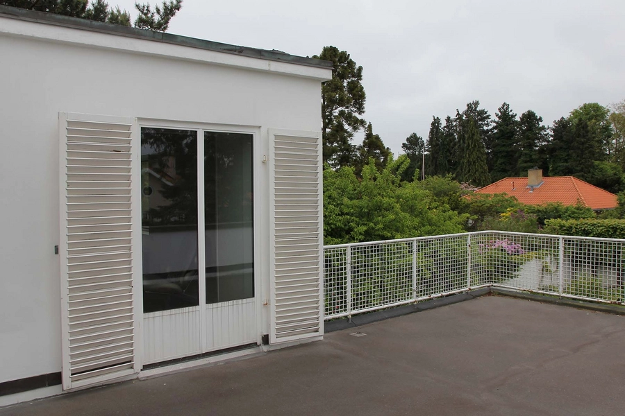 Arne Jacobsens eget hus Terrasse