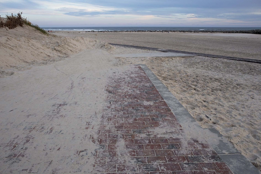 Vestled Tegl møder sand, kig mod syd