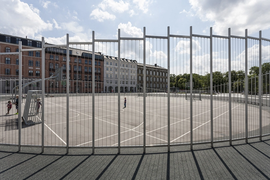 Israels Plads Afskærmning til boldburet