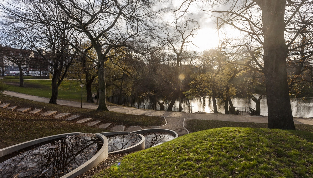 Israels Plads Vandforløb ud i Ørstedsparken