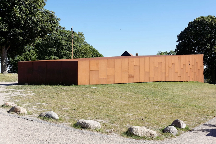 Danmarks Borgcenter Udstillingsbygningen set fra Slotstorvet