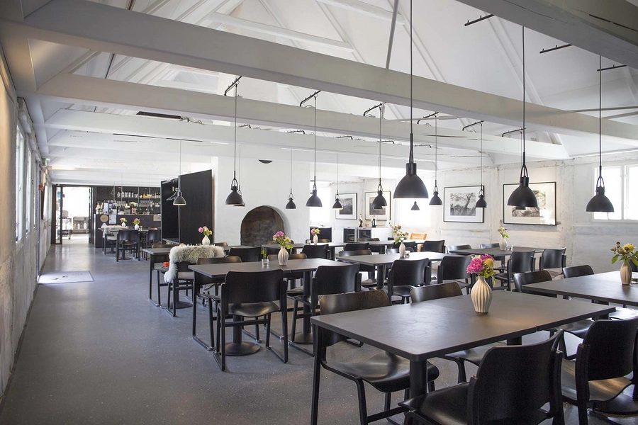 Danmarks Borgcenter Restaurant i det gamle bindingsværkshus