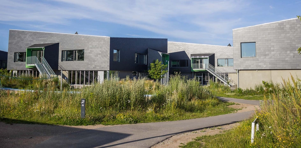 Ny Fredensborg Skole Facader mod nord-vest
