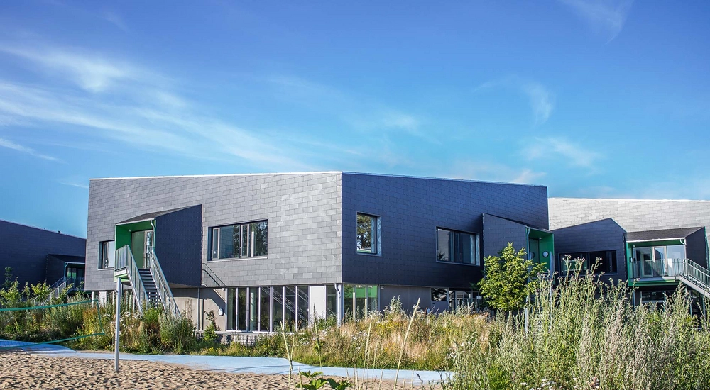 Ny Fredensborg Skole Facader mod nord-vest