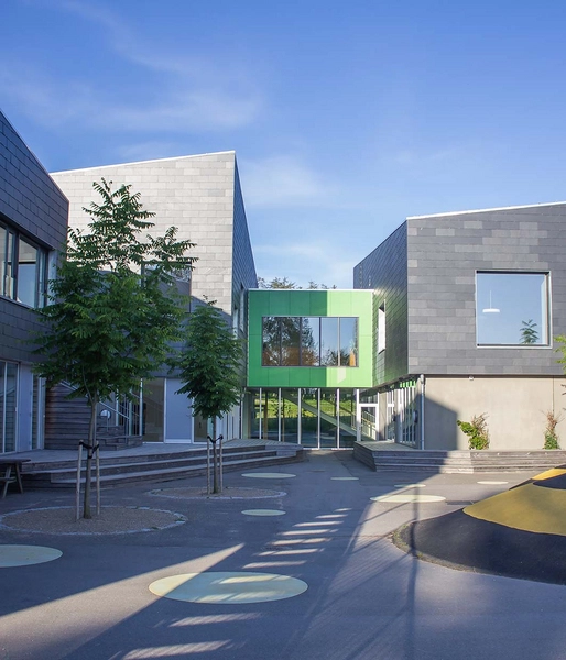 Ny Fredensborg Skole Forbindelse mellem husene