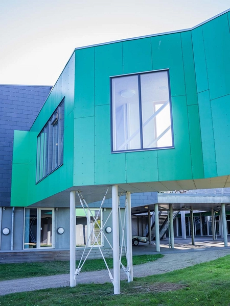 Ny Fredensborg Skole Detalje, gangsystem