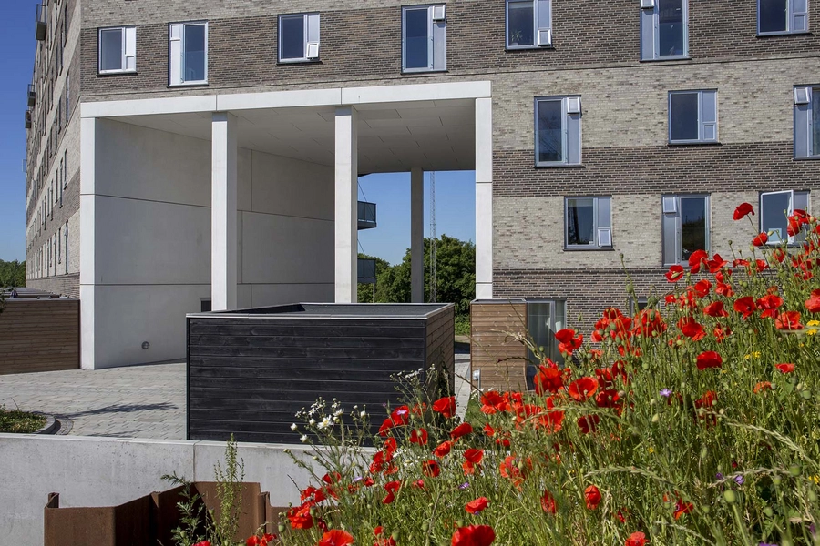 Margretheholm - Udsigten Gennemskæring, port set fra østsiden