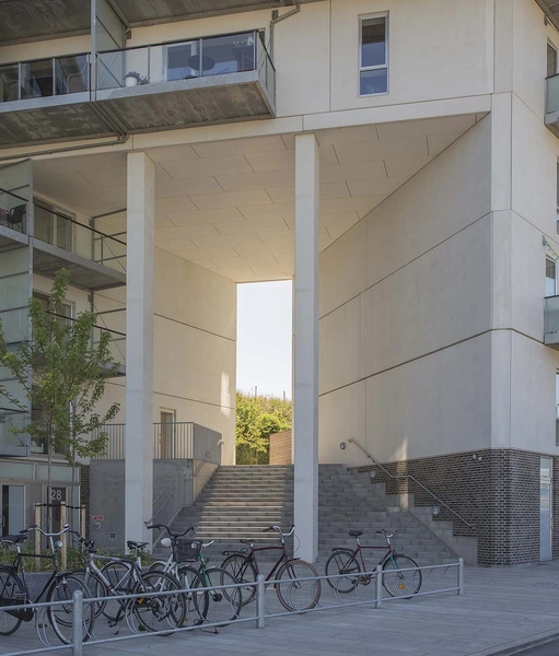 Margretheholm - Udsigten Gennemskæring, port set fra vest