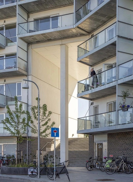 Margretheholm - Udsigten Gennemskæring, port set fra vest