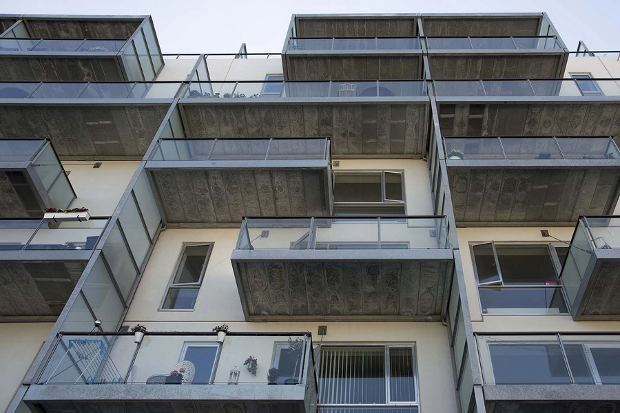 Margretheholm - Udsigten Balkoner, detaljering