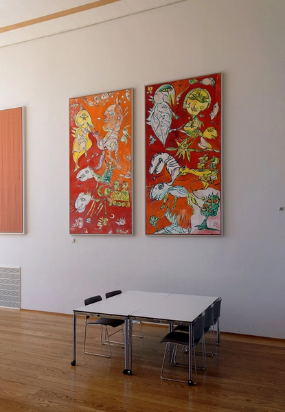 Hørsholm Sognegård Sognesal, interiør