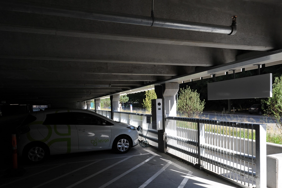 Rigshospitalet - Parkeringshus Ladestander til elbil.