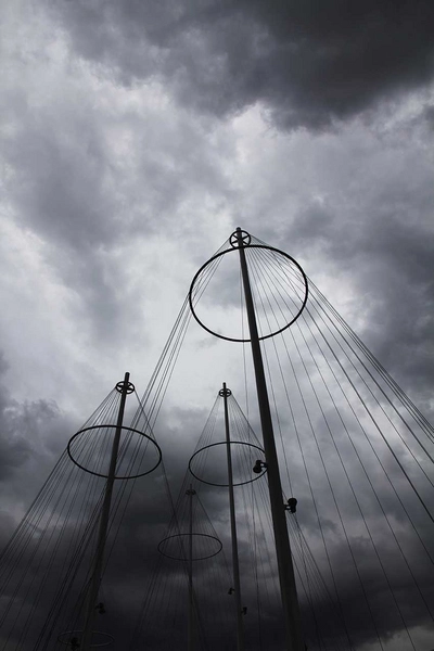 Cirkelbroen Master og Stålwirer