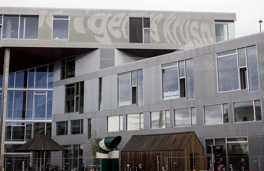 Skolen i Sydhavnen Facadeudsnit