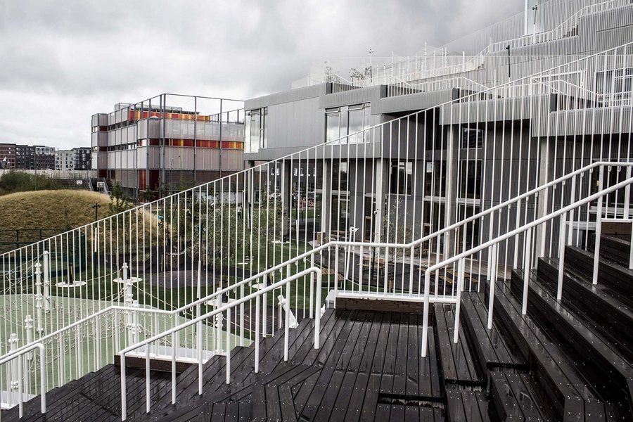 Skolen i Sydhavnen Tagterrasser