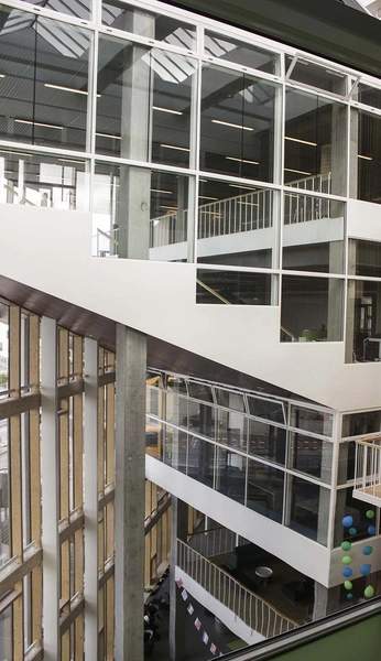 Skolen i Sydhavnen Det vertikale rumforløb