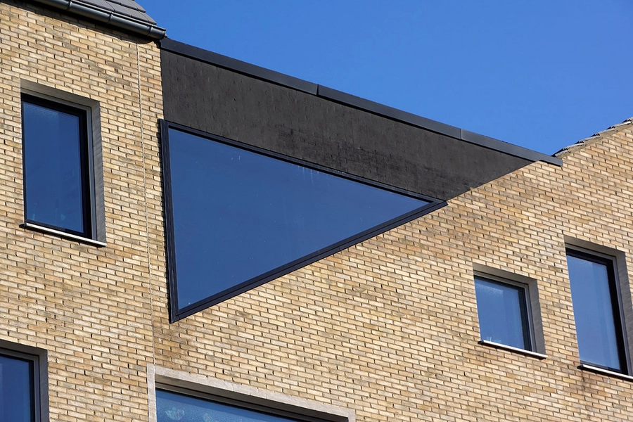 Skolen ved Bülowsvej Vindue set fra horvaldsensvej