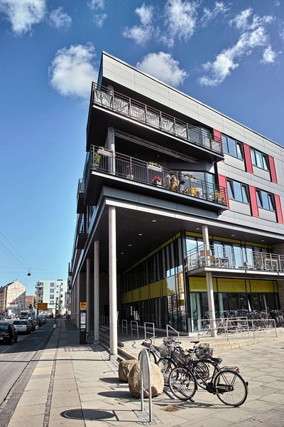 Langgadehus Indgangssituation, hjørne