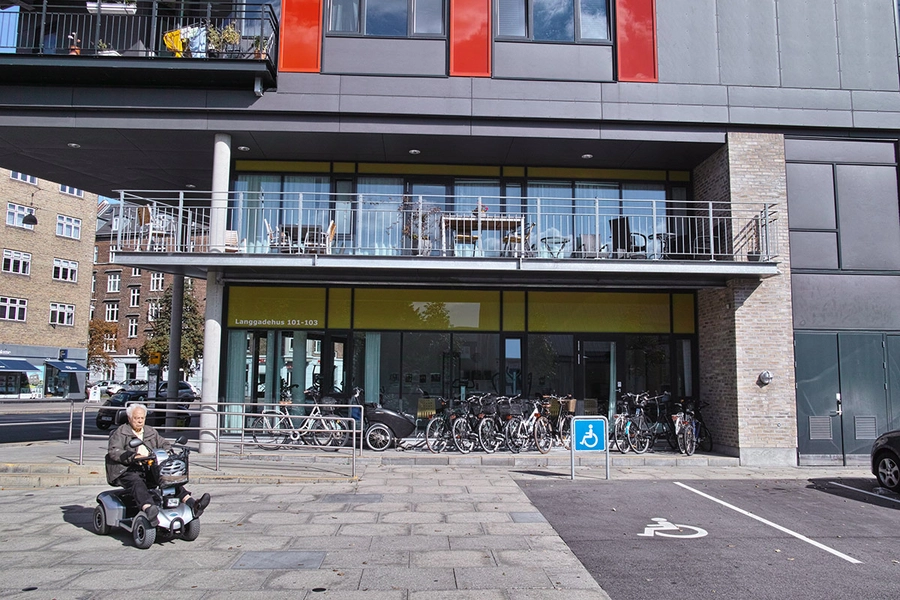 Langgadehus Indgangssituation, hjørne