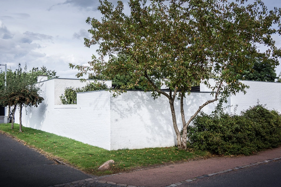 Ved Stampedammen Facademotiv og beplantning