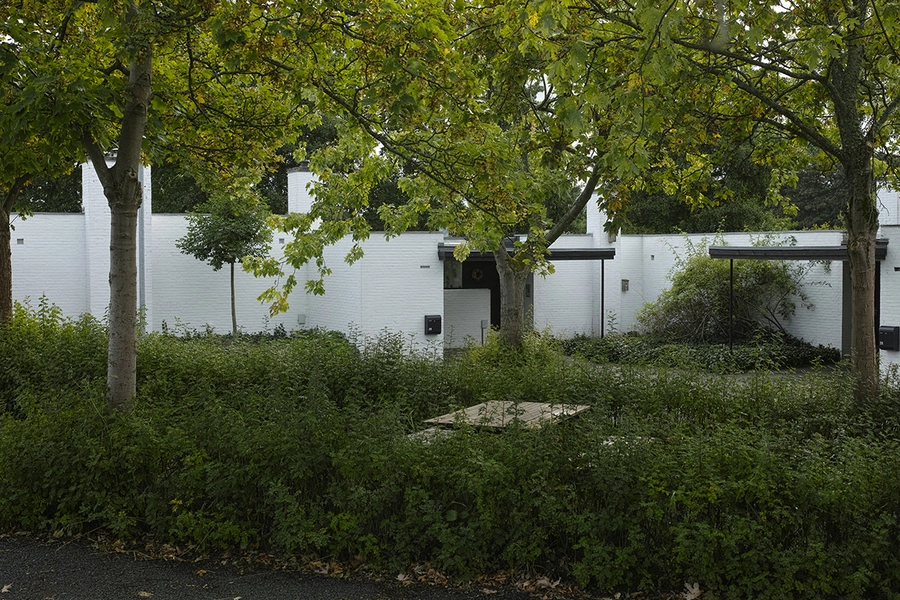 Ved Stampedammen Facademotiv og beplantning