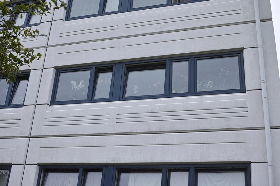 Ådalsparken Lav blok, vinduessætning