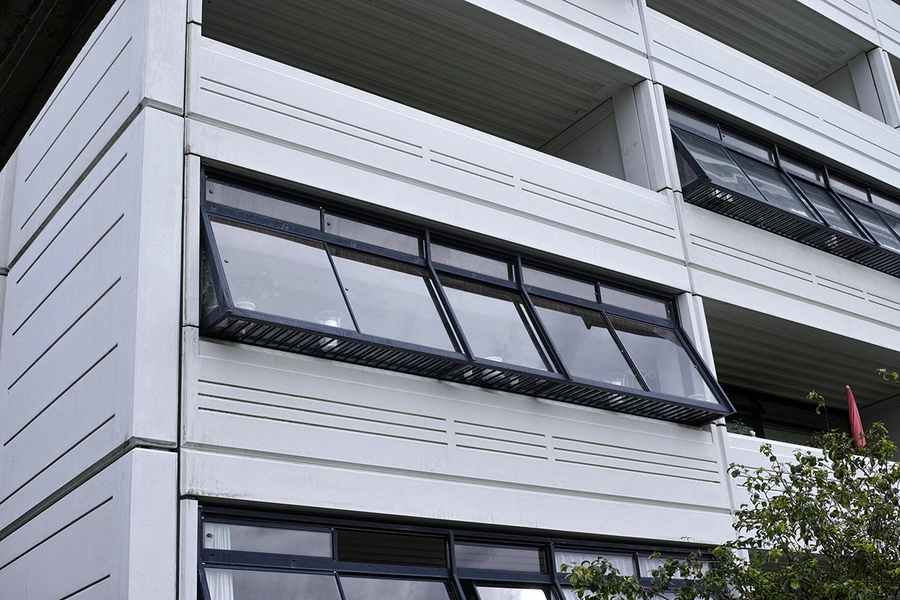 Ådalsparken Lav blok, vinduessætning