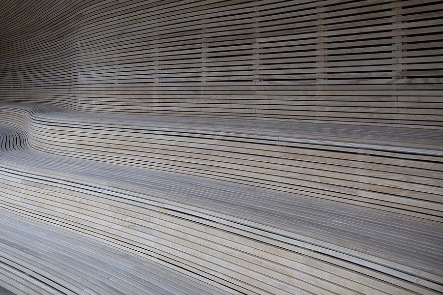 Helgoland Ny Søbadeanstalt og Fællessauna Sauna interiør