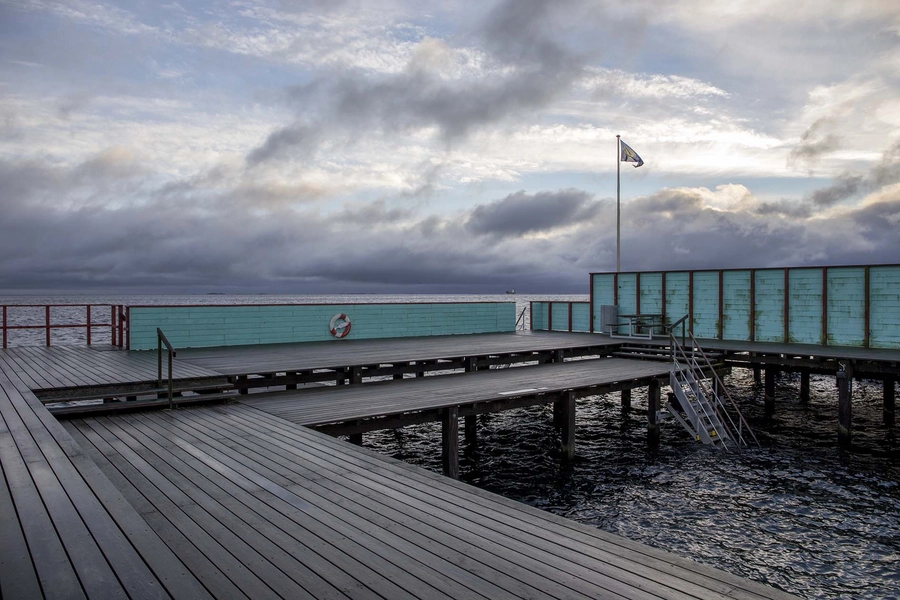 Helgoland Ny Søbadeanstalt og Fællessauna Bassin, dameafdelingen