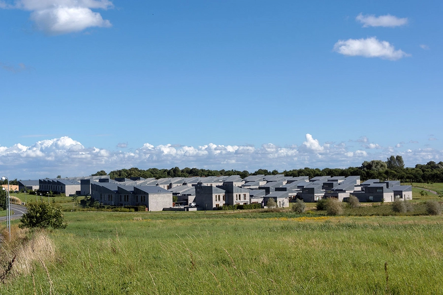 Slotshusene Bebyggelsen i landskabet