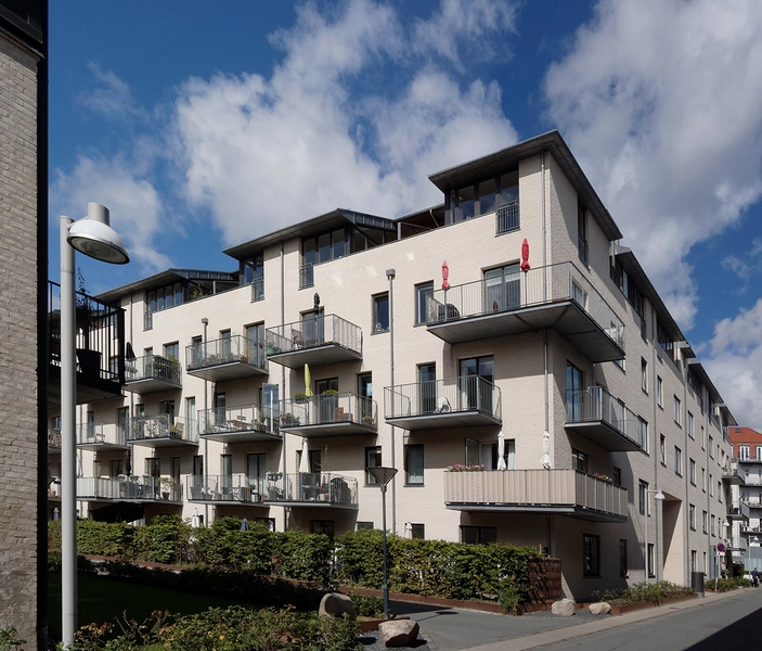 Fasanhaven - Porcelænshaven Facadeudsnit