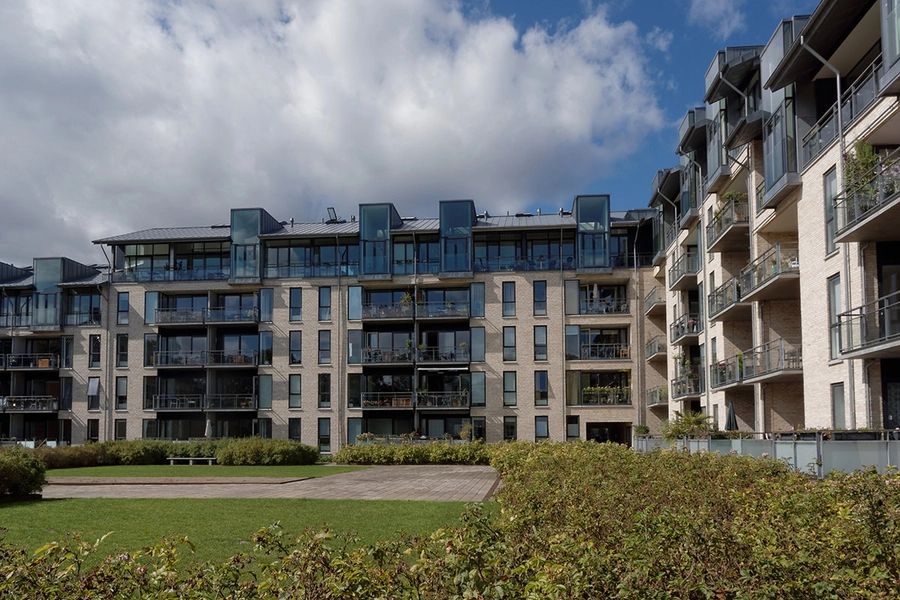 Fajancehaven - Porcelænshaven Bebyggelse og gårdrum