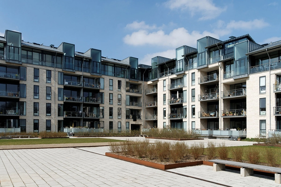 Fajancehaven - Porcelænshaven Bebyggelse og gårdrum