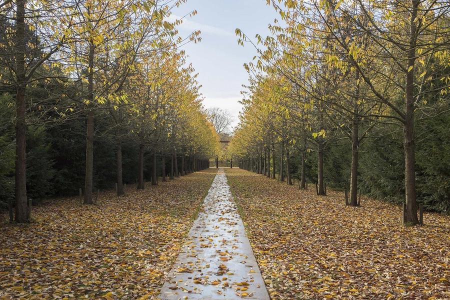 Stjernevejs-projektet - Vestre Kirkegård - Søndre Kapel Blik fra Sødre Kapel mod port