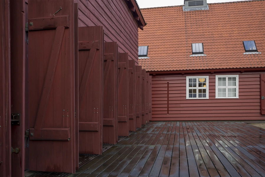 Mærsehuset Østsiden, blik fra syd