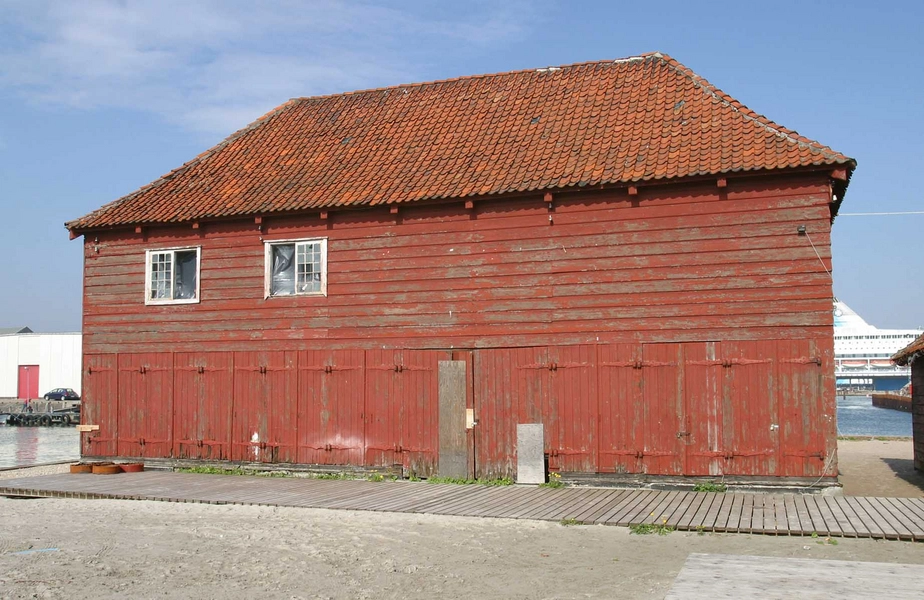 Mærsehuset Østsiden af huset inden renovering